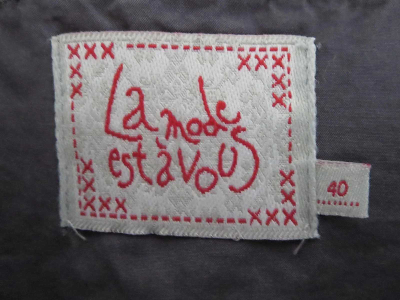 Robe courte 100 % coton La Mode Est À Vous – T. 40 – photo 3